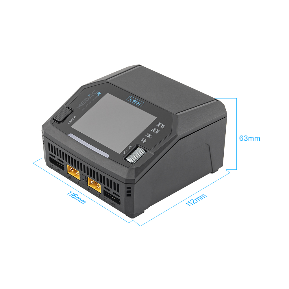 ToolkitRC M6DAC Pro AC300W M6D - Toolkitrc M6Dac Smart Charger review and price