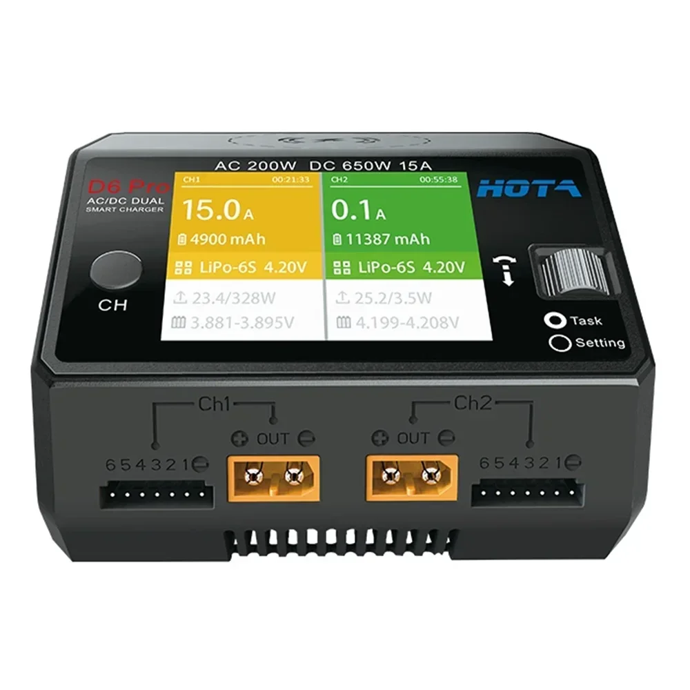 HOTA D6 Pro Dual Channel Smart - Hota D6 Pro Dual Lipo Charger review and price