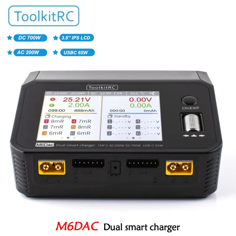 ToolkitRC M6DAC Dual Smart Cha - Toolkitrc M6Dac Smart Charger review and price