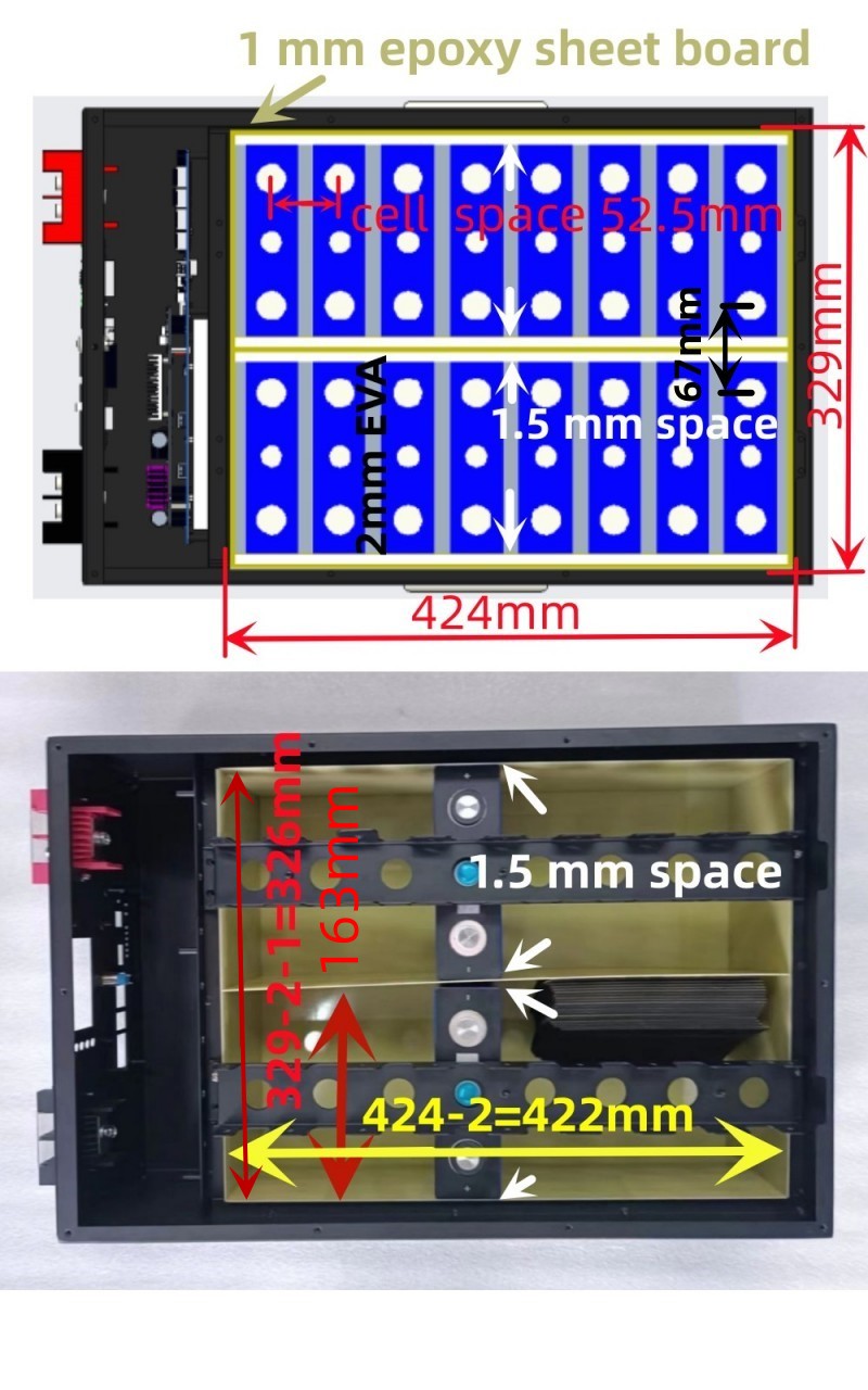 5KW Battery Bank  Box/Case DIY - Lifepo4 12V 100Ah Bms Bluetooth review and price
